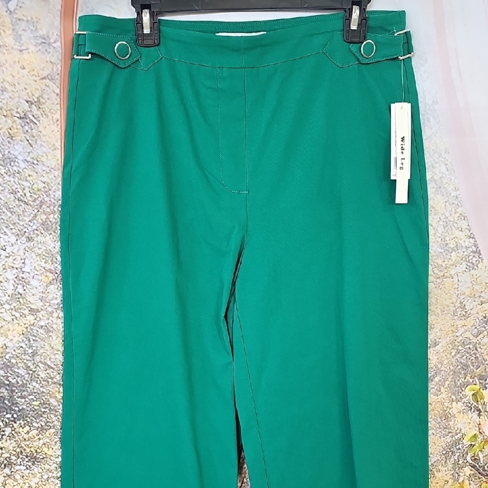 Zac & Rachel Green Wide-Leg Pants Size 14
